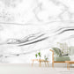 Large marble self adhesive wallpaper, abstract peel and stick wall mural, modern removable canvas wallpaper mural, accentual gray wall decal