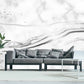 Large marble self adhesive wallpaper, abstract peel and stick wall mural, modern removable canvas wallpaper mural, accentual gray wall decal
