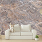 Extra large marble self adhesive wallpaper, grey peel and stick wall mural, accentual abstract wallcovering, modern living room wallpaper